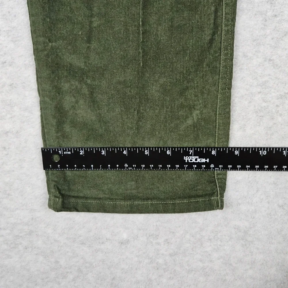 Stio (Men's 36S) Green Corduroy Rivet Pants Outdoor Hiking Casual Organic Cotton